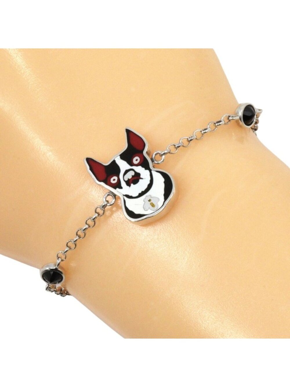 Gucci Bosco&Orso Dog 925 Sterling Silver Bracelet